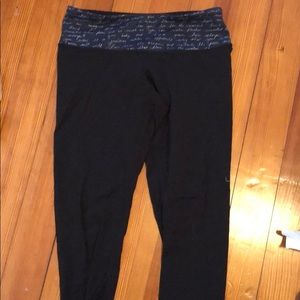 Light wear lululemon mantra crops